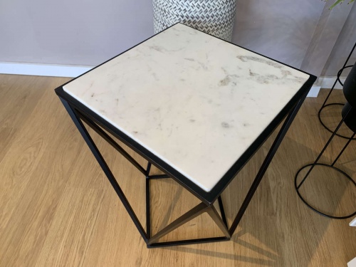 Helford Marble Square Table